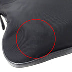 Prada Shoulder Bag Nylon Black Logo — view 8
