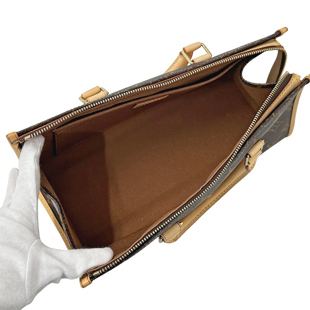 Louis Vuitton Bag Monogram Handbag Popincourt Brown — view 5