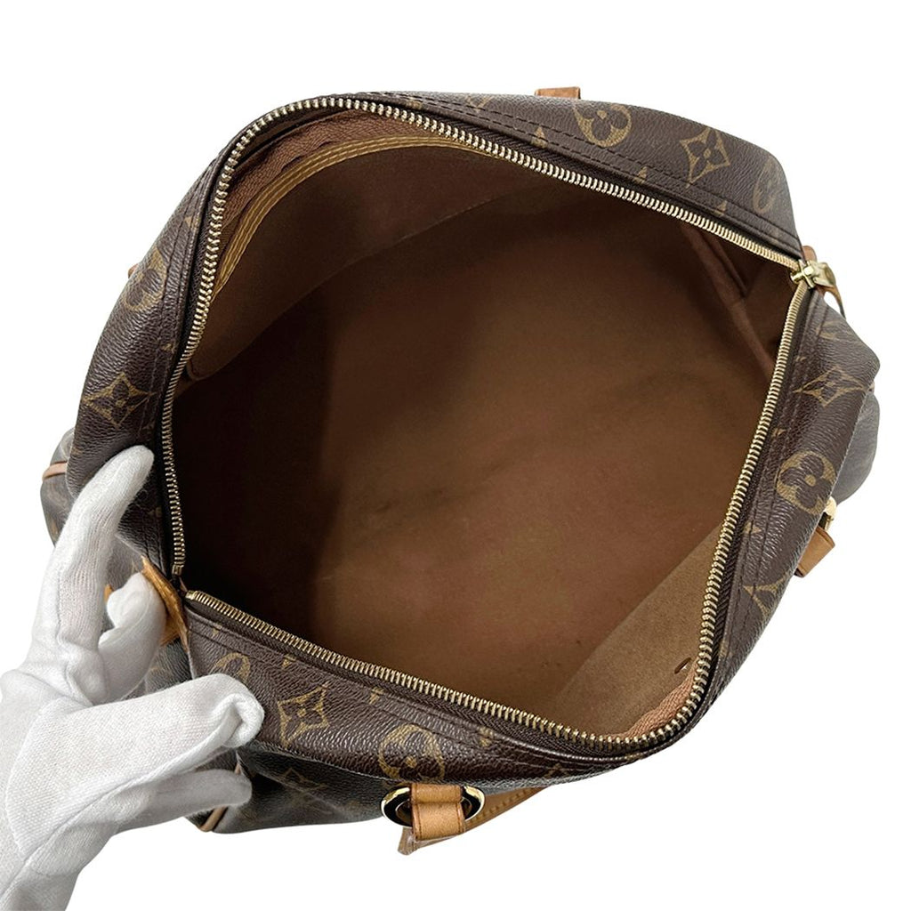 Louis Vuitton Monogram Shoulder Bag Montorgueil PM Brown — view 5
