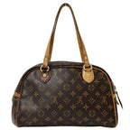Louis Vuitton Monogram Shoulder Bag Montorgueil PM Brown — view 2