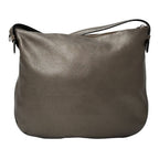 Loewe Shoulder Bag Heritage Leather Brown Metallic Logo — view 2