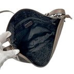 Loewe Shoulder Bag Heritage Leather Brown Metallic Logo — view 5