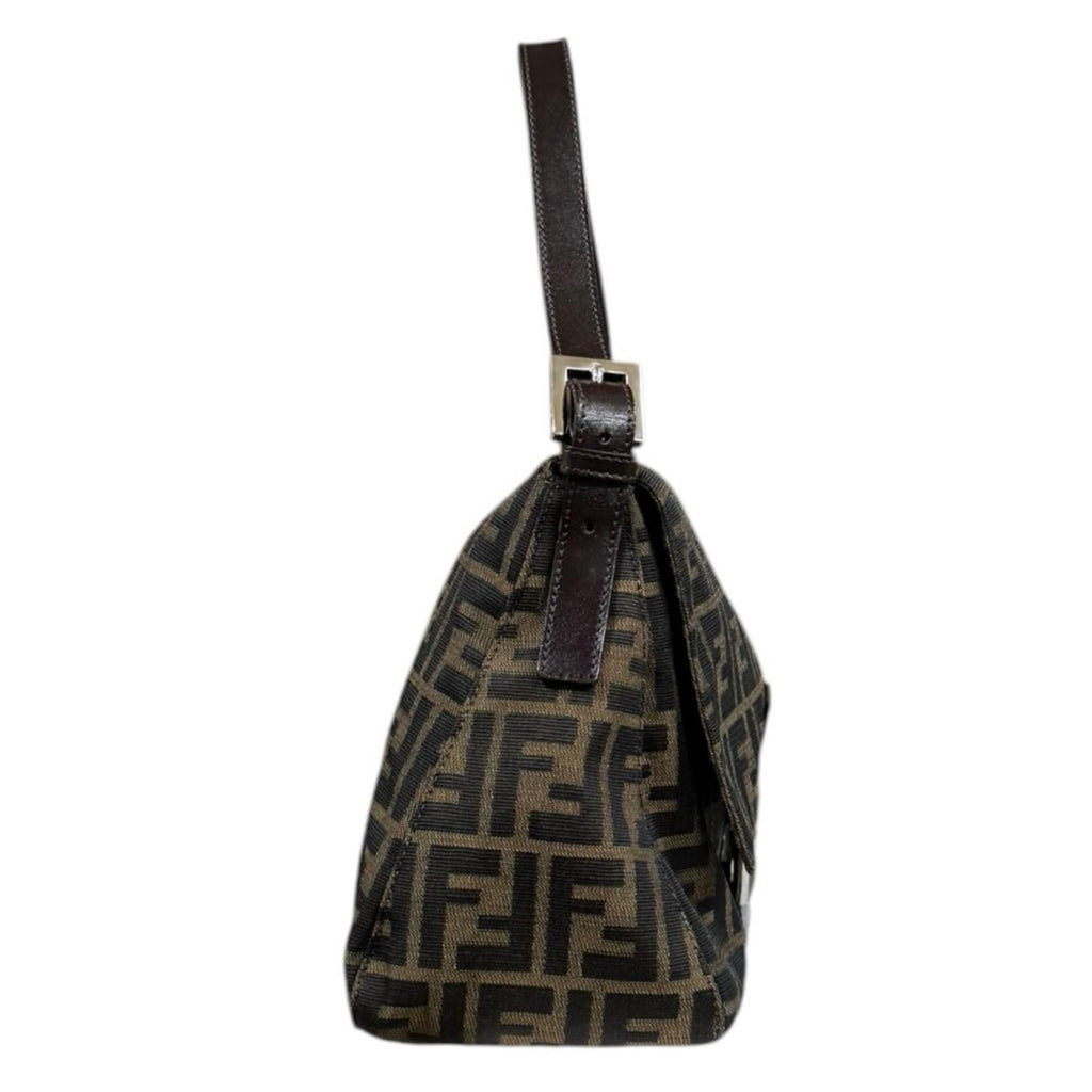 Fendi Mamma Bucket Zucca Shoulder Bag Canvas Brown — view 4