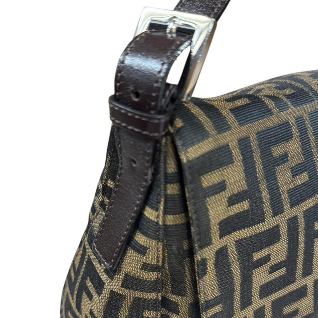 Fendi Mamma Bucket Zucca Shoulder Bag Canvas Brown — view 8