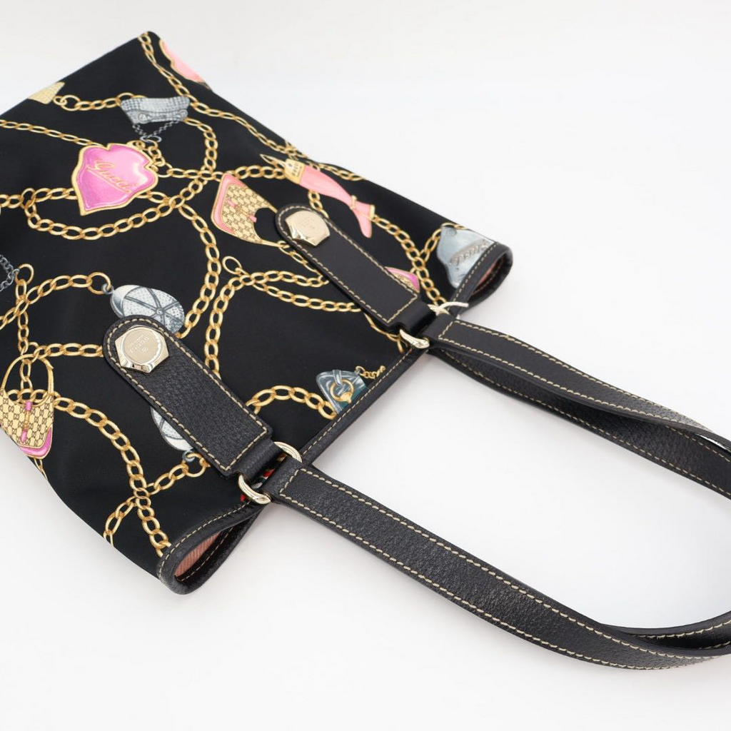 Gucci Chain Pattern Tote Shoulder — view 9