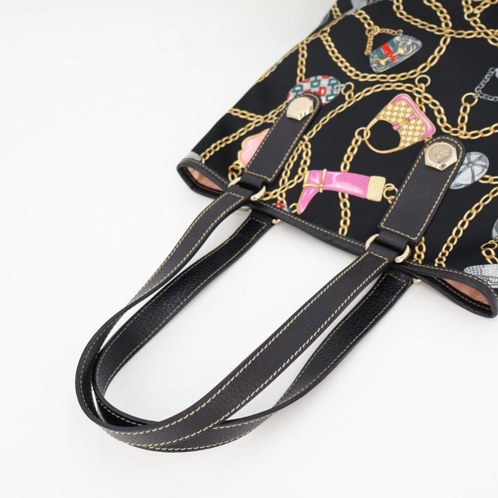 Gucci Chain Pattern Tote Shoulder — view 7