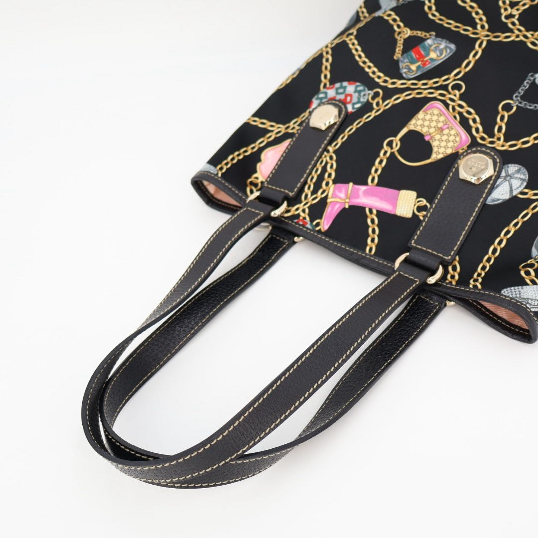 Gucci Chain Pattern Tote Shoulder — view 7