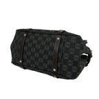 Loewe Repeat Anagram All Over Pattern Leather Tote Shoulder Bag Gray — view 8