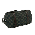 Loewe Repeat Anagram All Over Pattern Leather Tote Shoulder Bag Gray — view 7