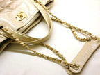 Chanel in the Mix 2-Way Bag Leather Shoulder Beige — view 4