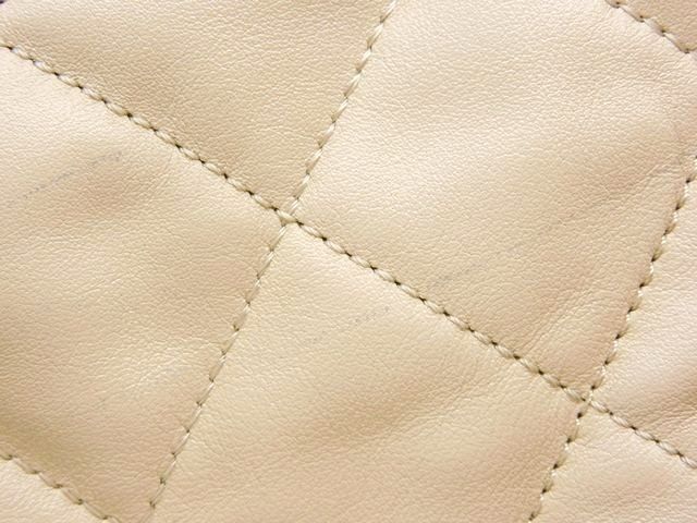 Chanel in the Mix 2-Way Bag Leather Shoulder Beige — view 6
