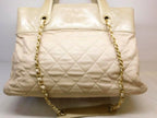 Chanel in the Mix 2-Way Bag Leather Shoulder Beige — view 2
