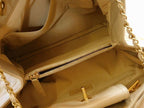 Chanel in the Mix 2-Way Bag Leather Shoulder Beige — view 3
