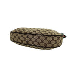 Gucci Sherry Line GG Logo Pattern Canvas Leather Shoulder Bag Tote Brown — view 8