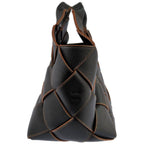 Loewe Woven Basket 2-Way Handbag Black — view 2