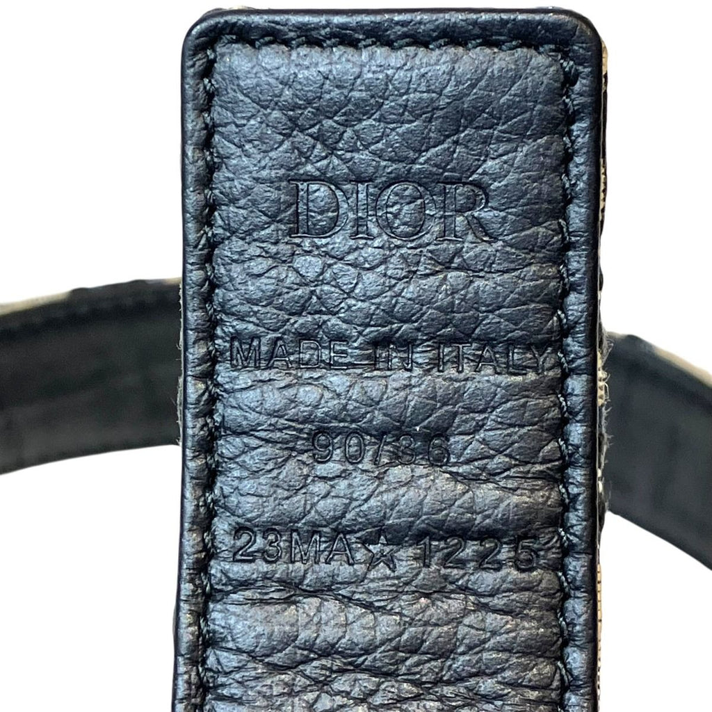 Dior Oplique Belt Jacquard Canvas Leather — view 4