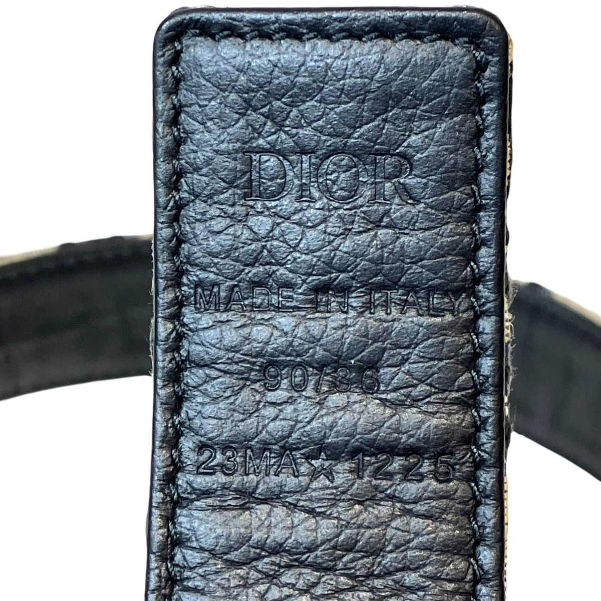 Dior Oplique Belt Jacquard Canvas Leather — view 4
