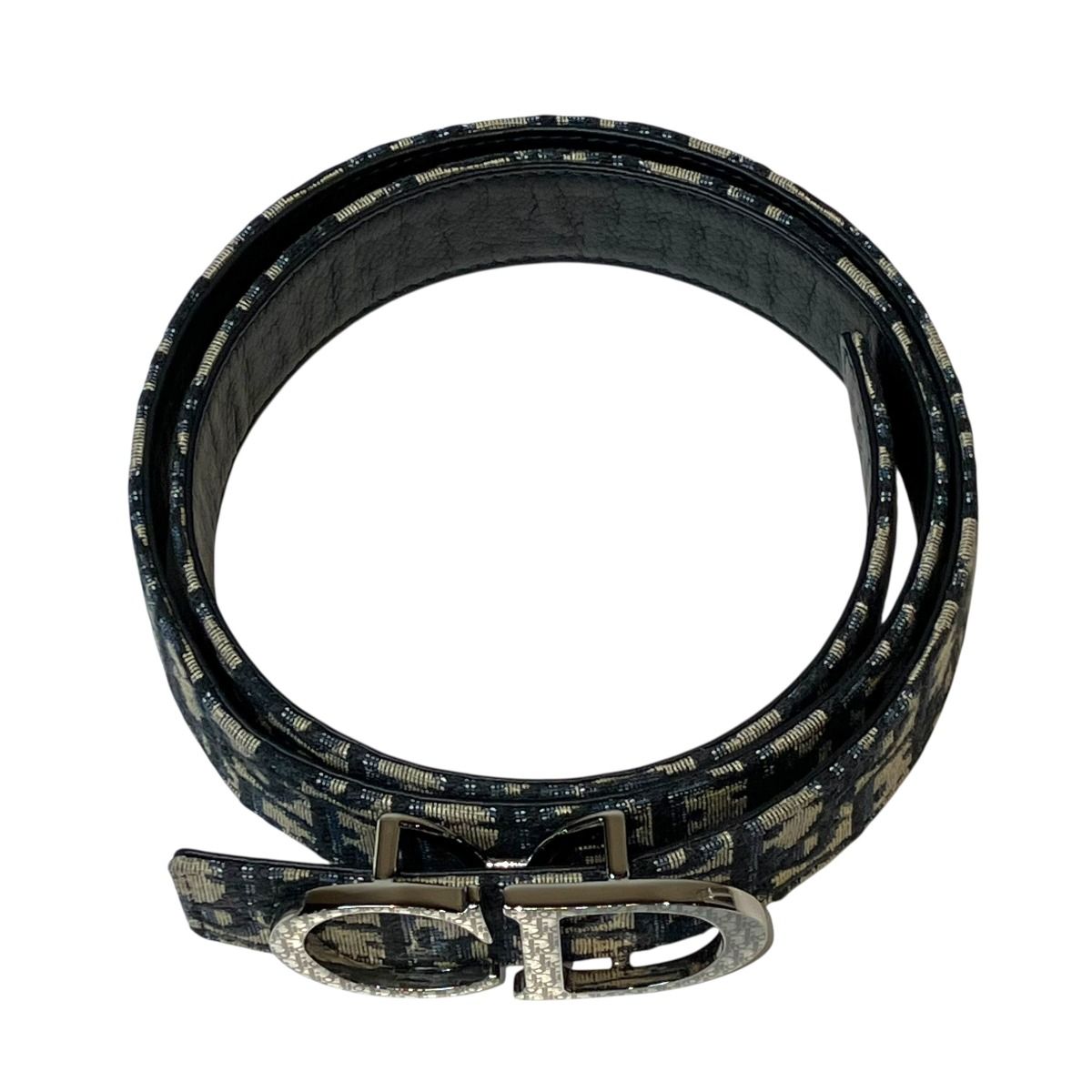 Dior Oplique Belt Jacquard Canvas Leather — view 3