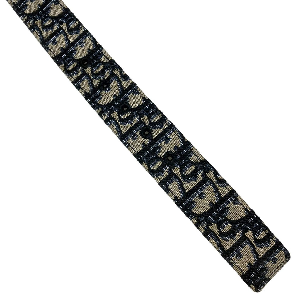 Dior Oplique Belt Jacquard Canvas Leather — view 7