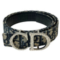 Dior Oplique Belt Jacquard Canvas Leather