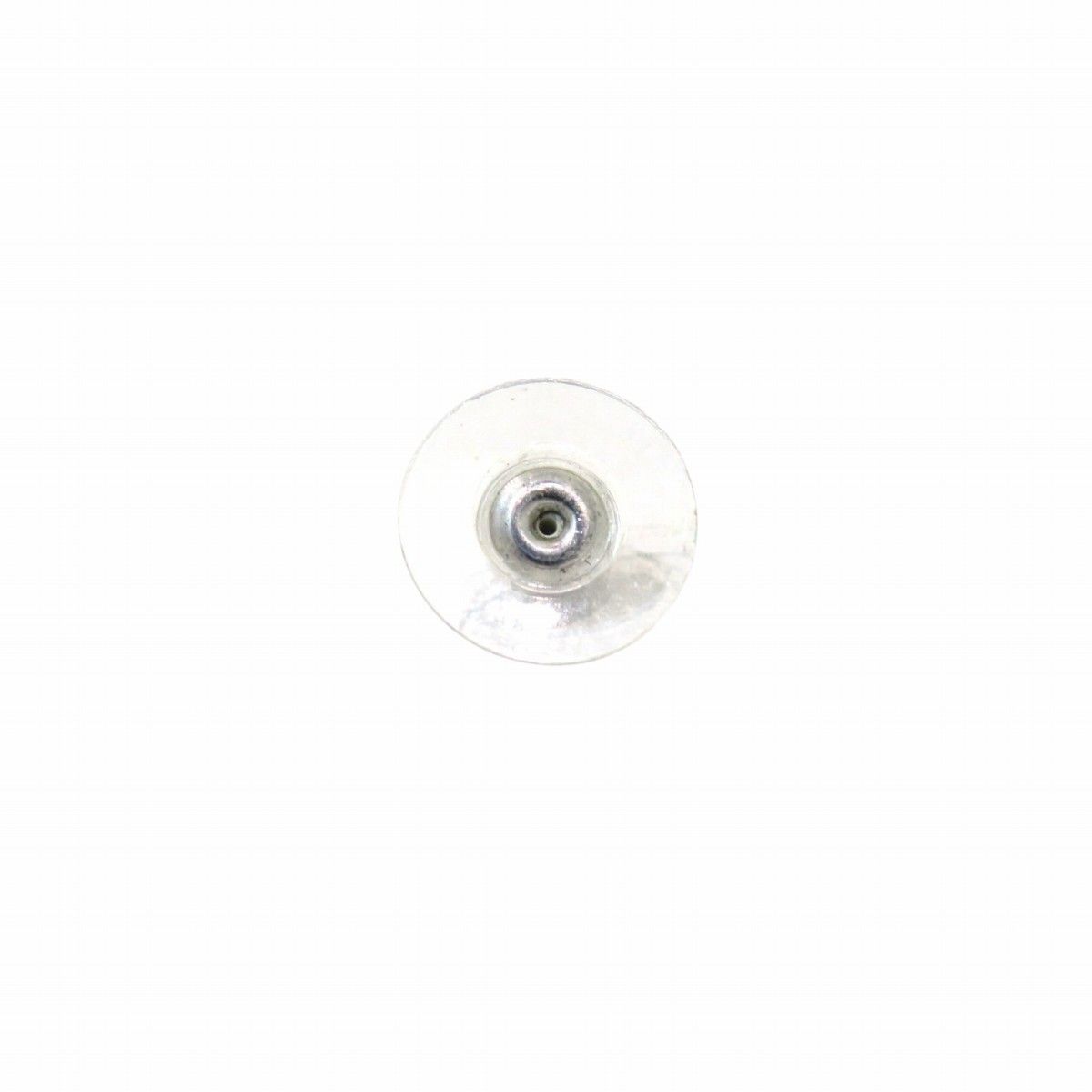 Chanel Earrings Rhinestone Silver — view 4