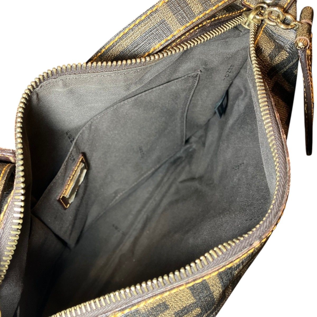 Fendi Zukka Zukki No Shoulder Bag Leather — view 7
