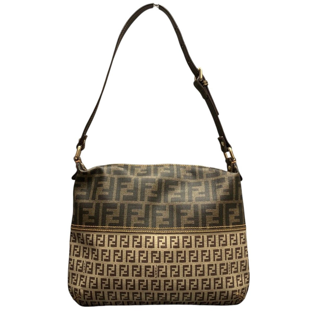 Fendi Zukka Zukki No Shoulder Bag Leather — view 2