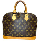 Louis Vuitton Alma Monogram Handbag Canvas