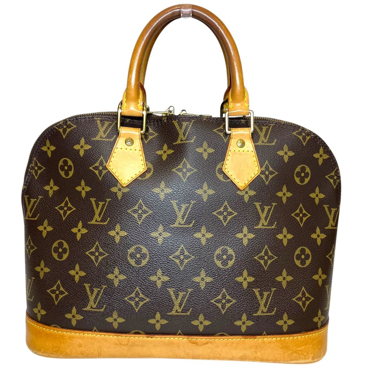 Louis Vuitton Alma Monogram Handbag Canvas