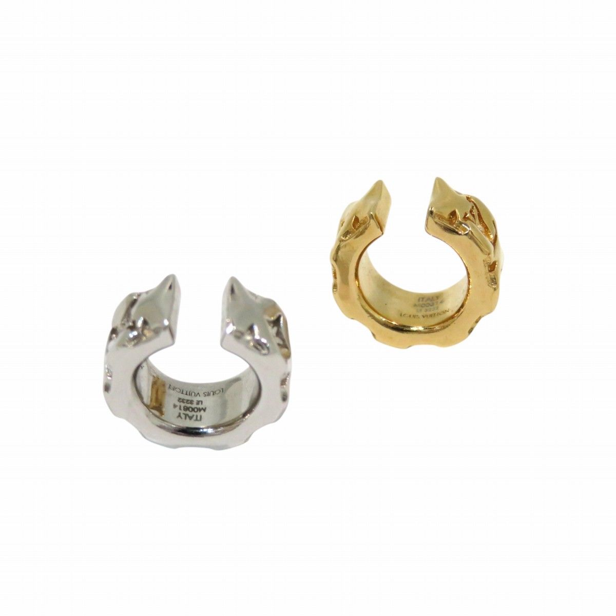 Louis Vuitton Pillow Nanogram Plated Metal Earring — view 2