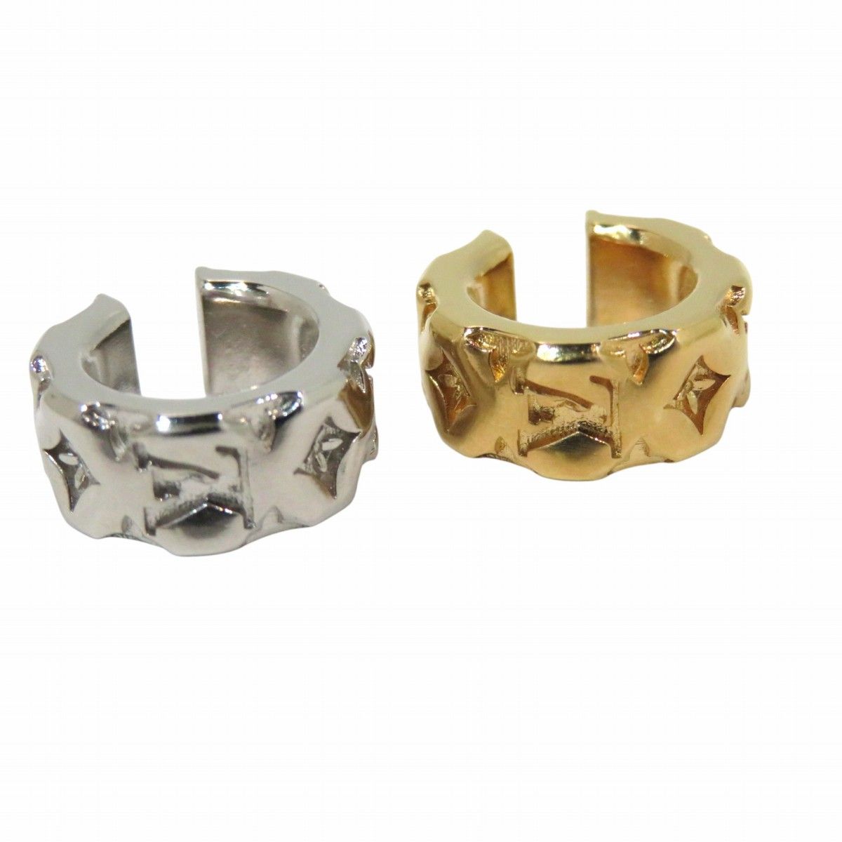 Louis Vuitton Pillow Nanogram Plated Metal Earring — view 4