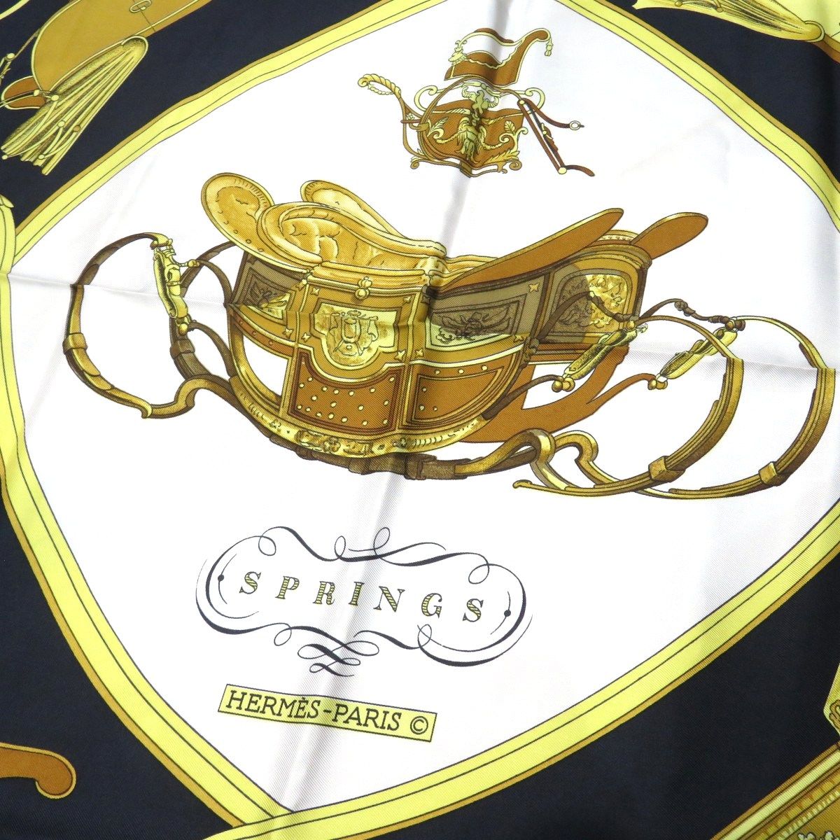Hermes Carre 90 Spring Scarf Silk — view 2