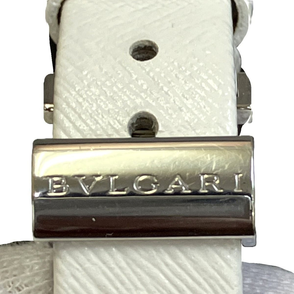 Bvlgari B-zero One Watch SS Leather Diamond Quartz Shell Dial — view 6