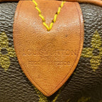 Louis Vuitton Keepall 60 Monogram Boston Bag Leather Canvas — view 4