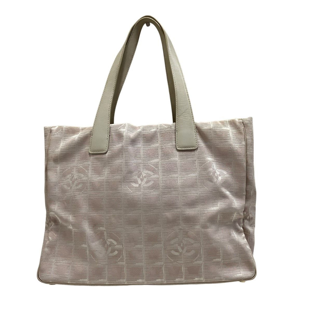 Chanel Tote MM New Travel Line Canvas Leather — view 2