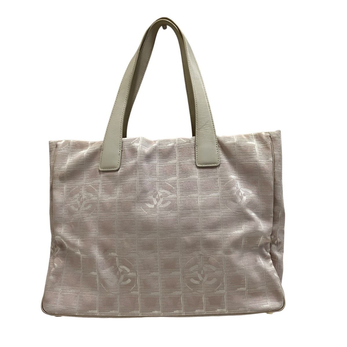 Chanel Tote MM New Travel Line Canvas Leather — view 2