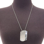 Gucci Dog Tag 925 Sterling Silver Necklace — view 2