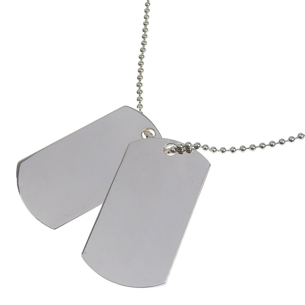 Gucci Dog Tag 925 Sterling Silver Necklace — view 3