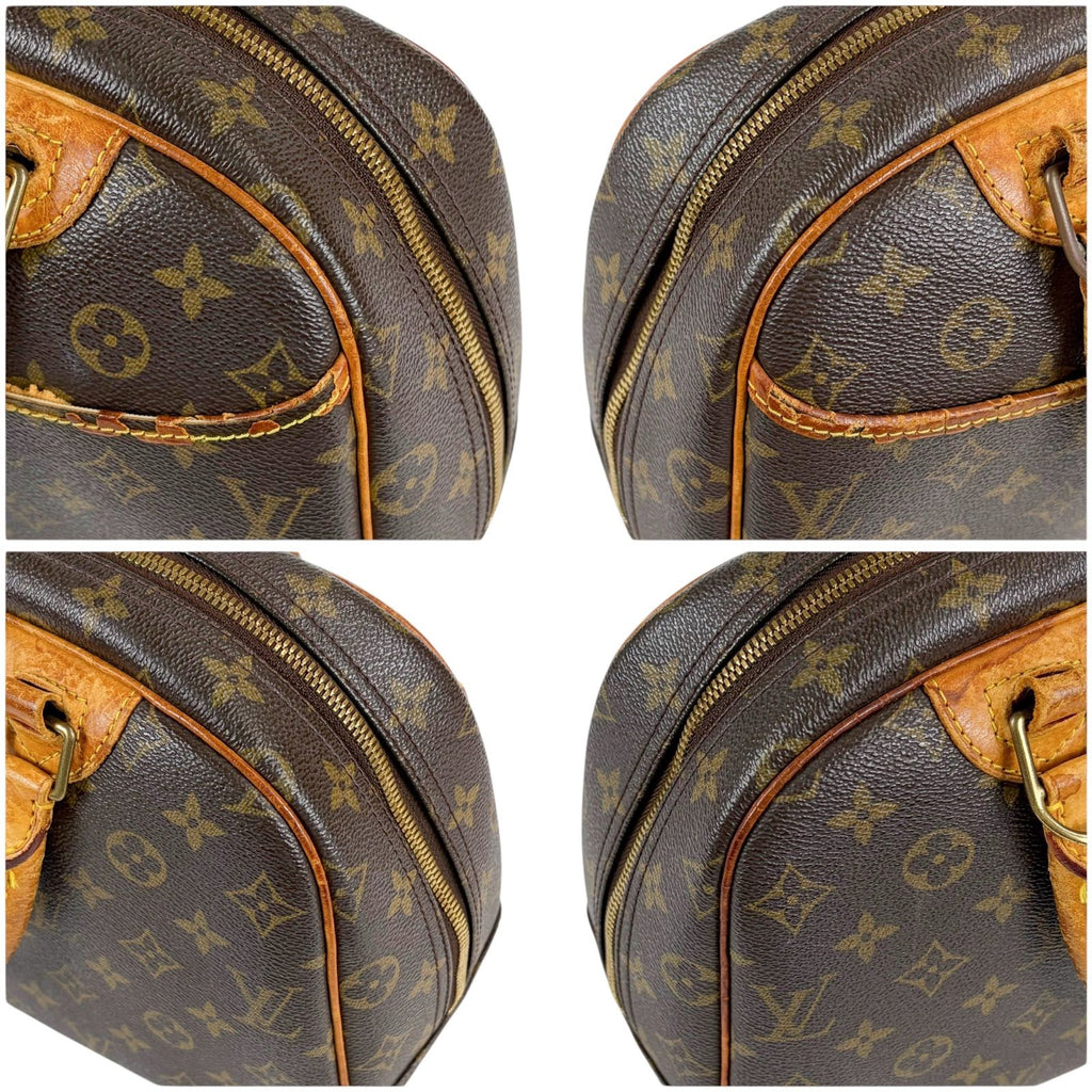 Louis Vuitton Tourville Top Handle Bag Handbag Brown Monogram Lambskin — view 5