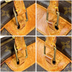 Louis Vuitton Tourville Top Handle Bag Handbag Brown Monogram Lambskin — view 7