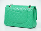 Chanel CC Logo Quilted 25 Double Flap Chain Shoulder Bag Lambskin Leather — view 2