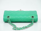 Chanel CC Logo Quilted 25 Double Flap Chain Shoulder Bag Lambskin Leather — view 5