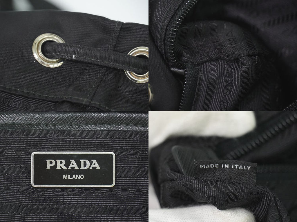 Prada Nylon Backpack Black — view 9
