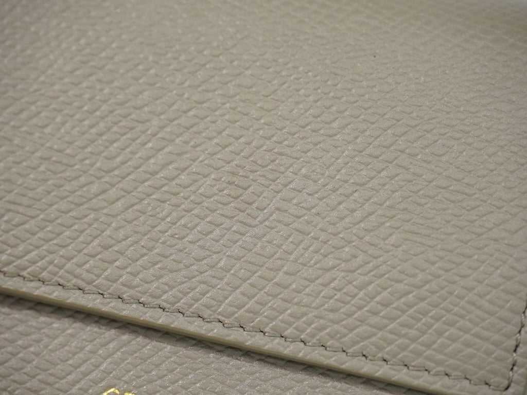 Celine Small Trifold Wallet Compact Leather Gray — view 6