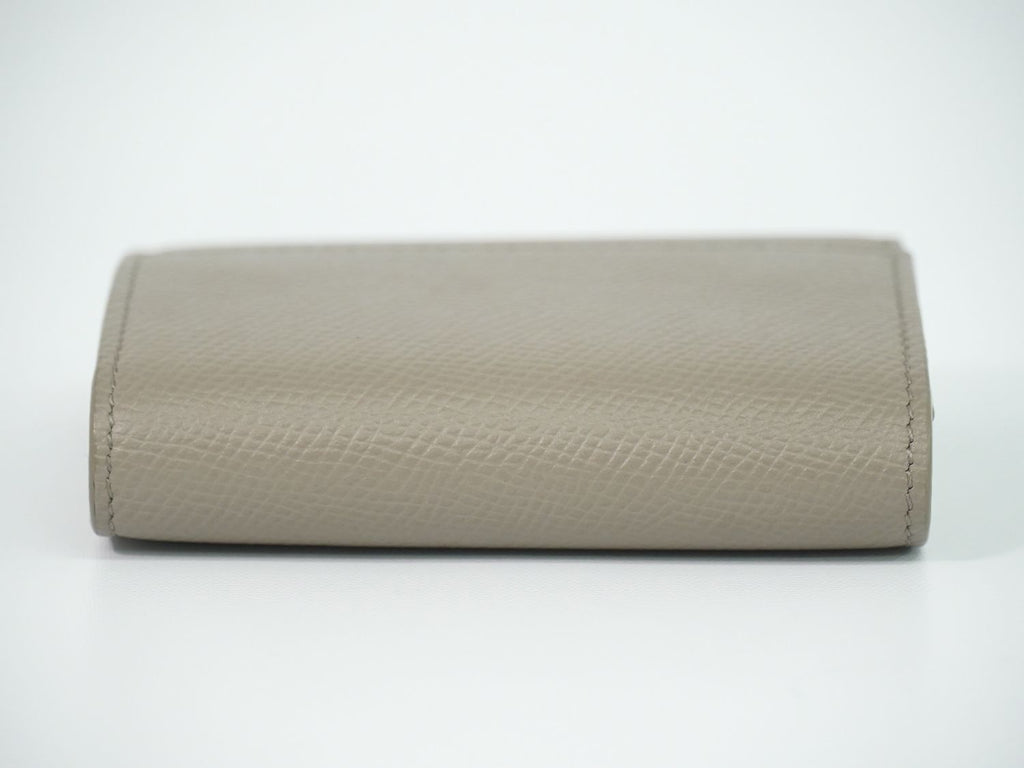 Celine Small Trifold Wallet Compact Leather Gray — view 5