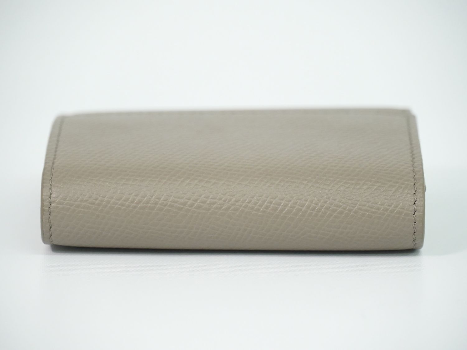 Celine Small Trifold Wallet Compact Leather Gray — view 5