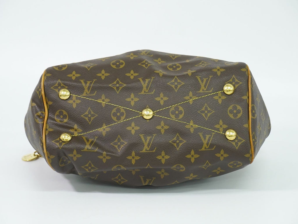 Louis Vuitton LV Tivoli PM Monogram Handbag Brown — view 3