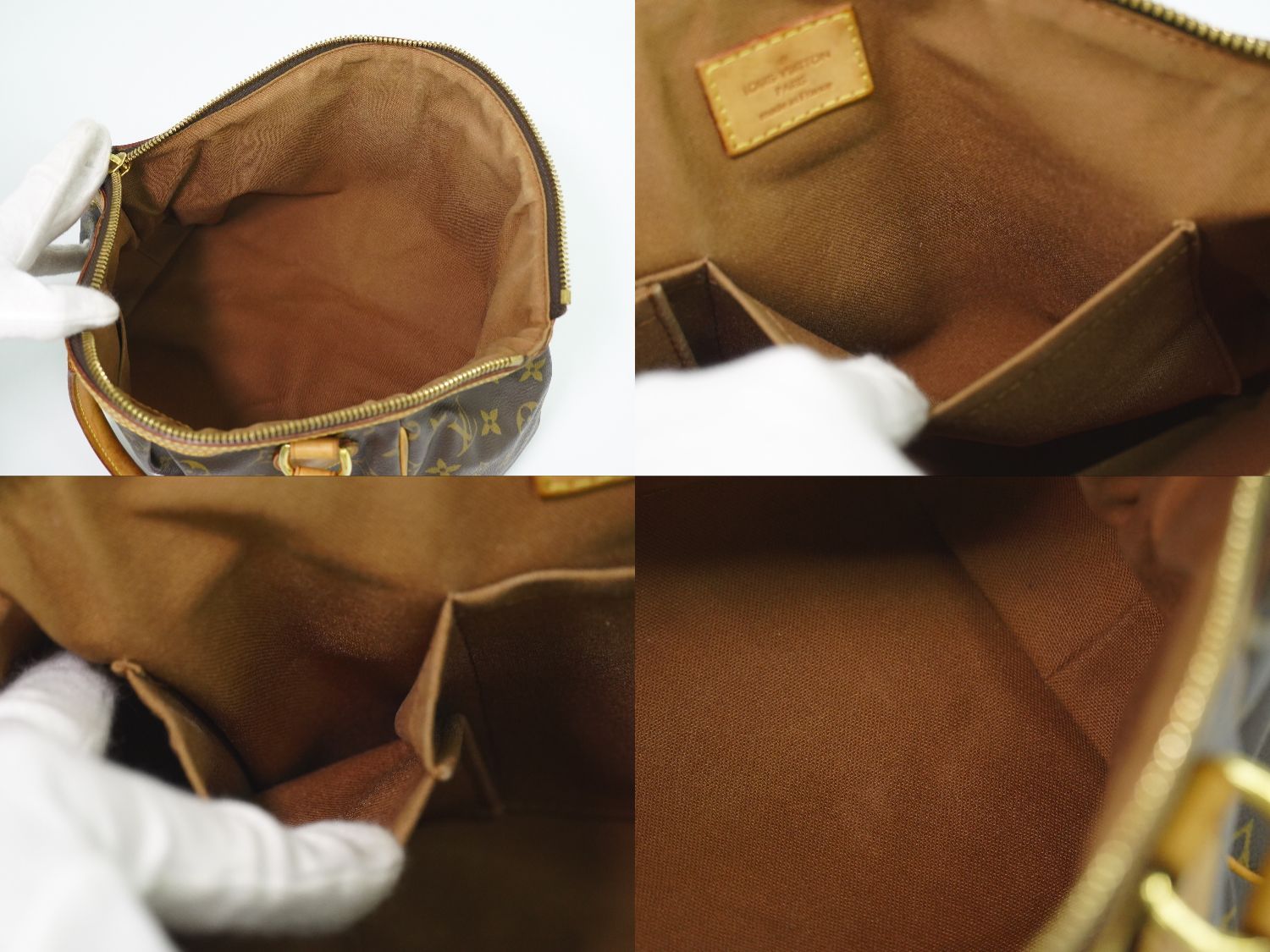 Louis Vuitton LV Tivoli PM Monogram Handbag Brown — view 8