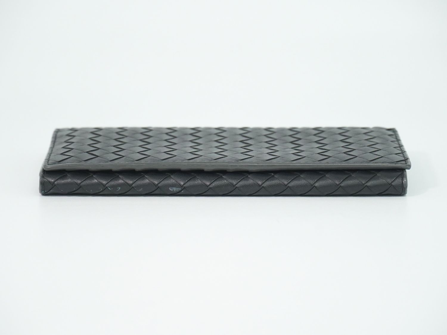 Bottega Veneta Intrecciato Wallet Billfold Leather Black — view 3