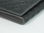 Bottega Veneta Intrecciato Wallet Billfold Leather Black — view 6